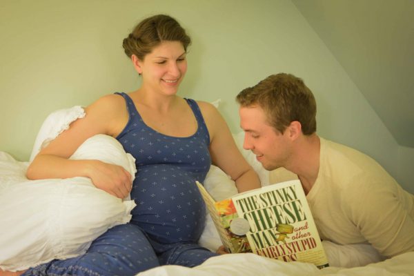 Rogers family practices prenatal reading